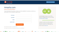 Desktop Screenshot of amasha.com