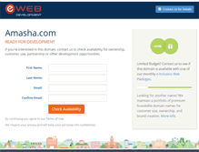 Tablet Screenshot of amasha.com